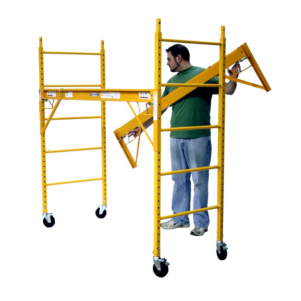 Werner 6 Ft. Steel Rolling Scaffold - Flockneti