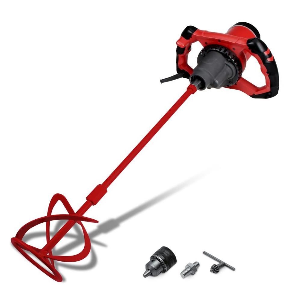 Rubi Tools Rubimix 9 Mixer with Chuck and Paddle - Flockneti