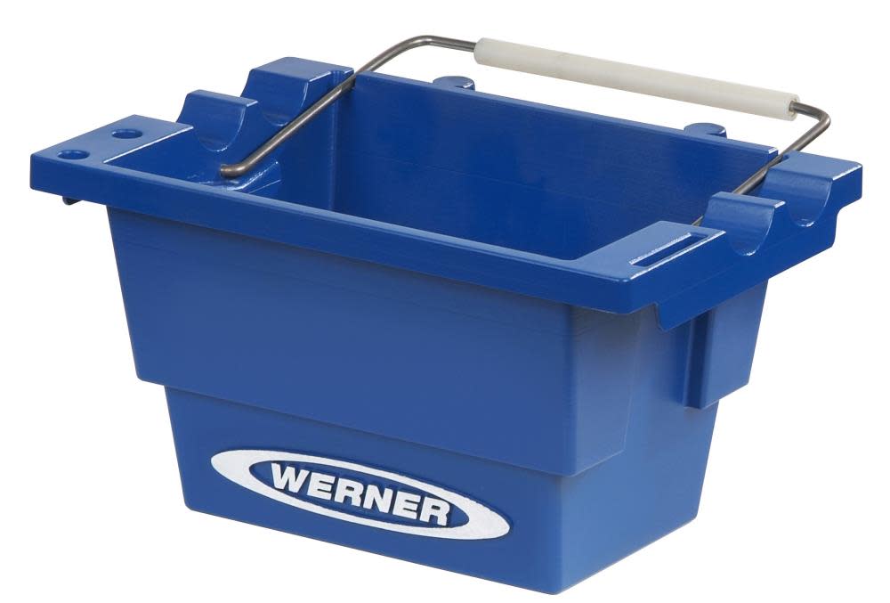 Werner Job Bucket for Select Stepladders Increases Storage Space On Top Of Stepladder. - Flockneti