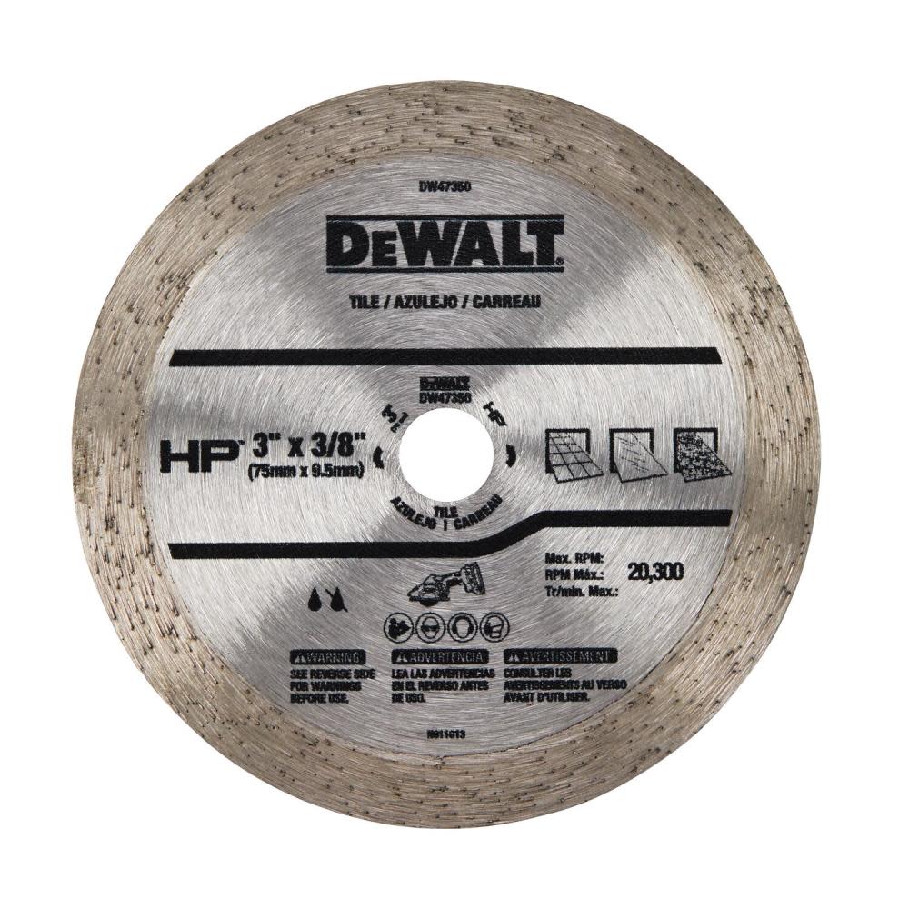 DEWALT 3″ Continuous HP Tile Blade - Flockneti