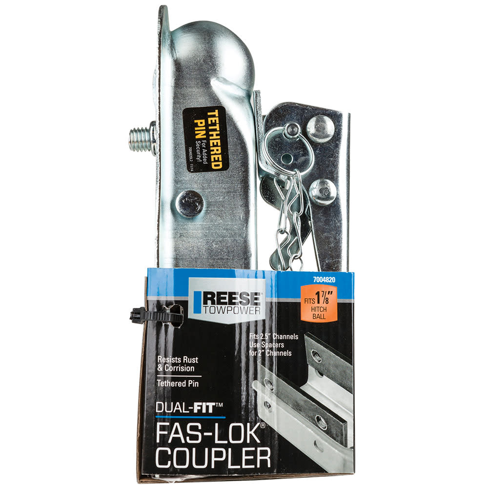 Reese Dual Fit Fas Lok 1 7/8″ 2000lbs Class I Straight Coupler - Flockneti