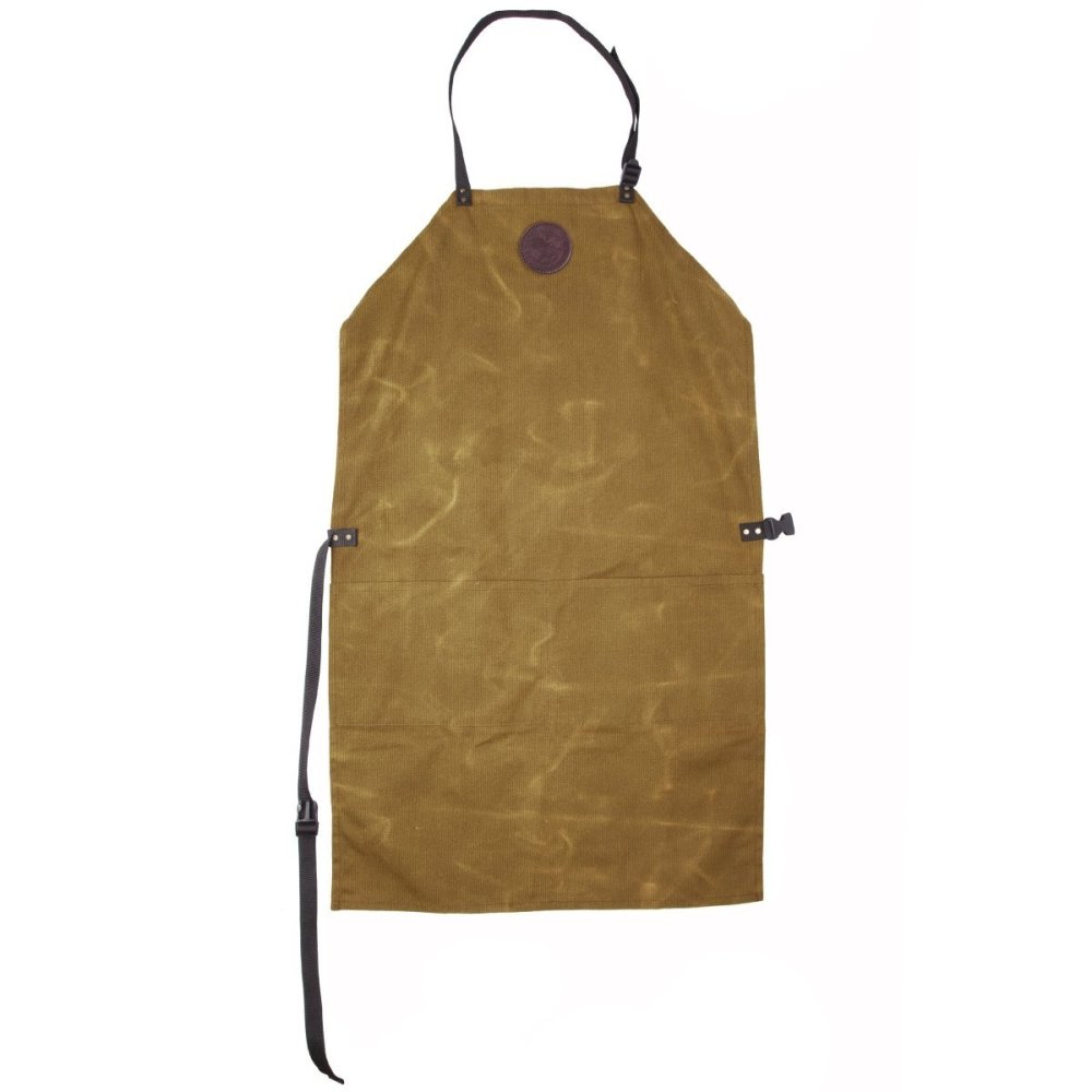 Duluth Pack 23 In. L x 24 In. W Wax Khaki Short Apron - Flockneti
