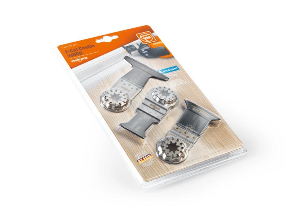 Fein E-Cut Combo Starlock Wood Oscillating Multi-Tool Blades - Flockneti