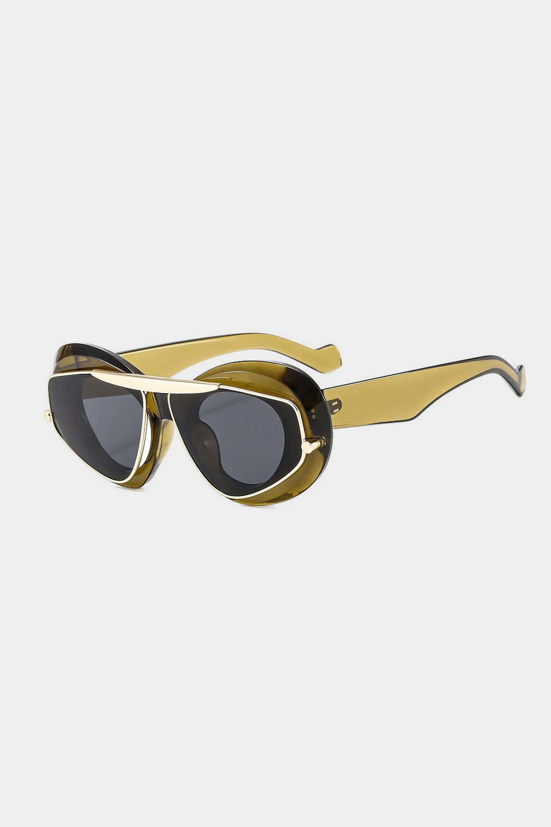 Cat-Eye Frame Sunglasses - Flockneti