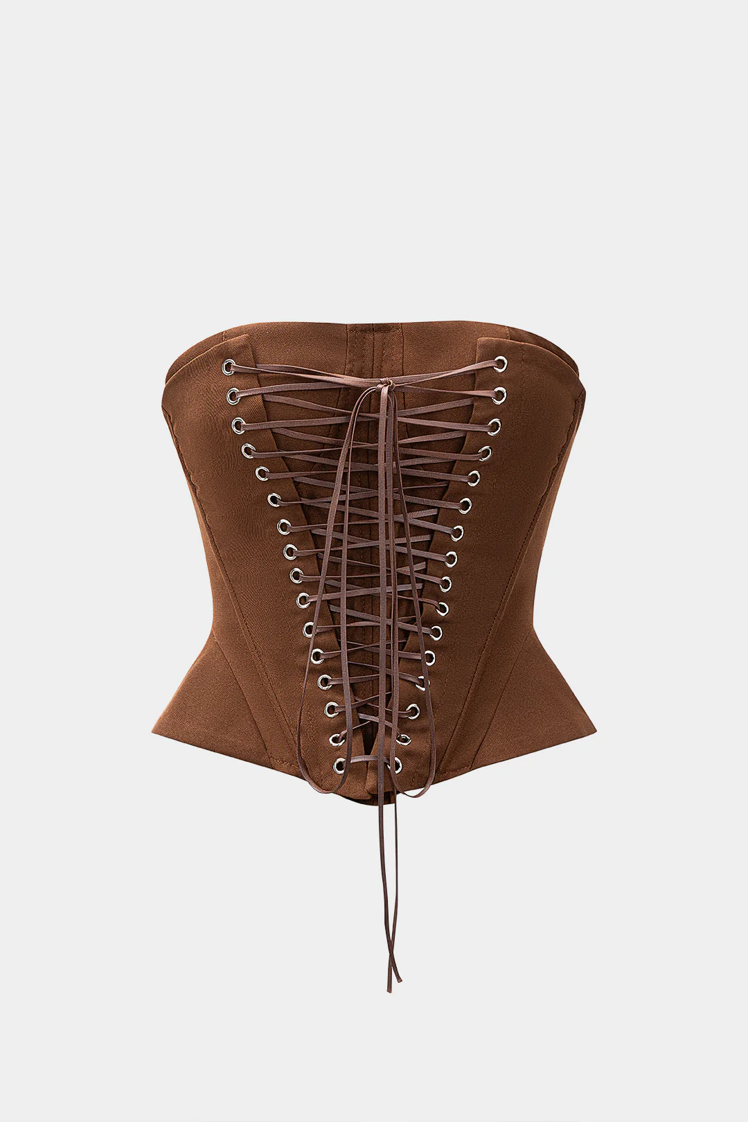 Tie-Up Bustier Tube Top - Flockneti