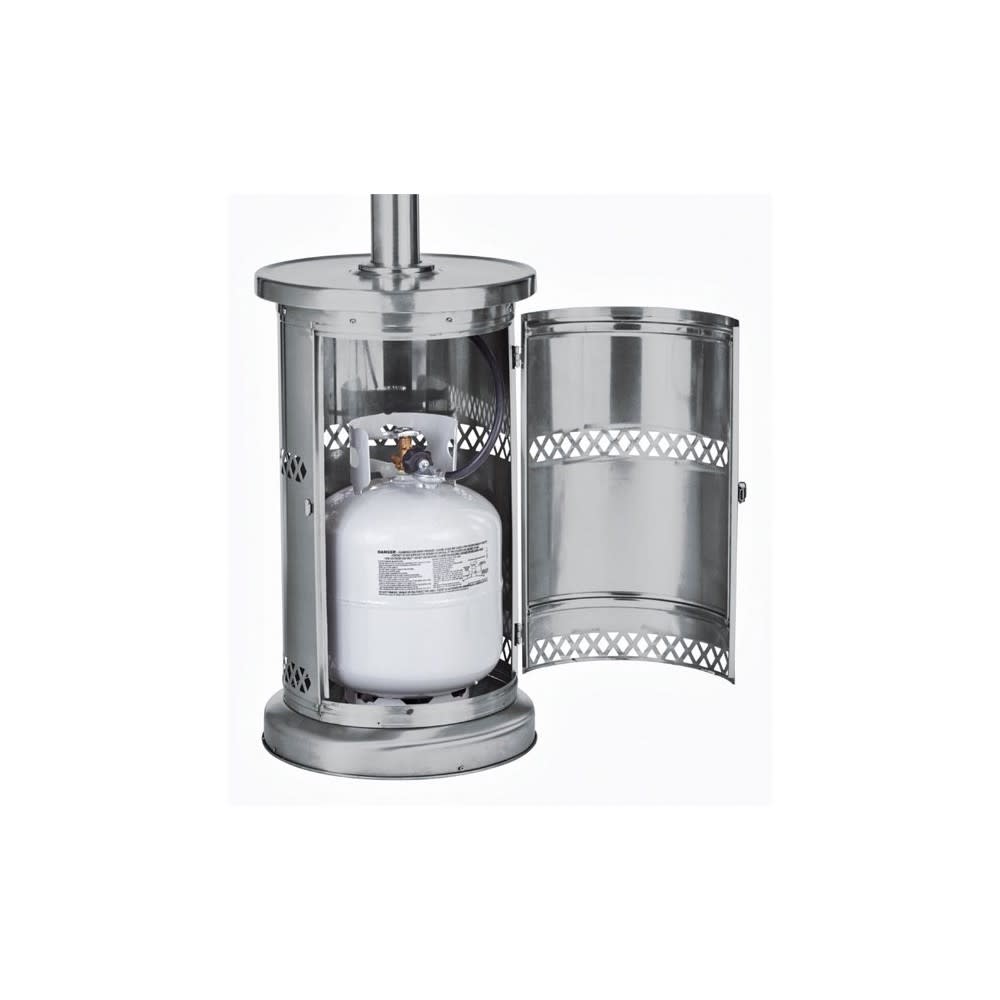 Living Accents Patio Heater 48000 BTU Chrome Steel Propane - Flockneti