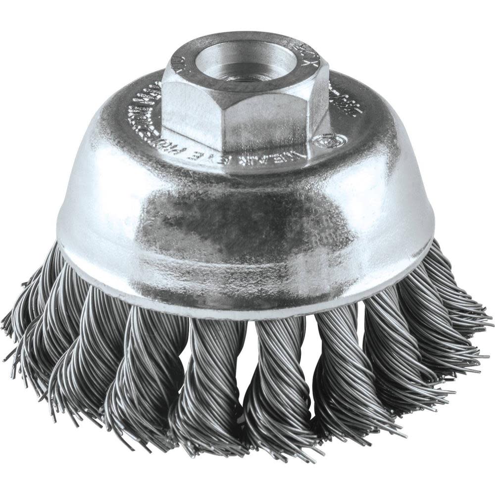 Makita 2-3/4″ Knot Wire Cup Brush M10 x 1.25 - Flockneti