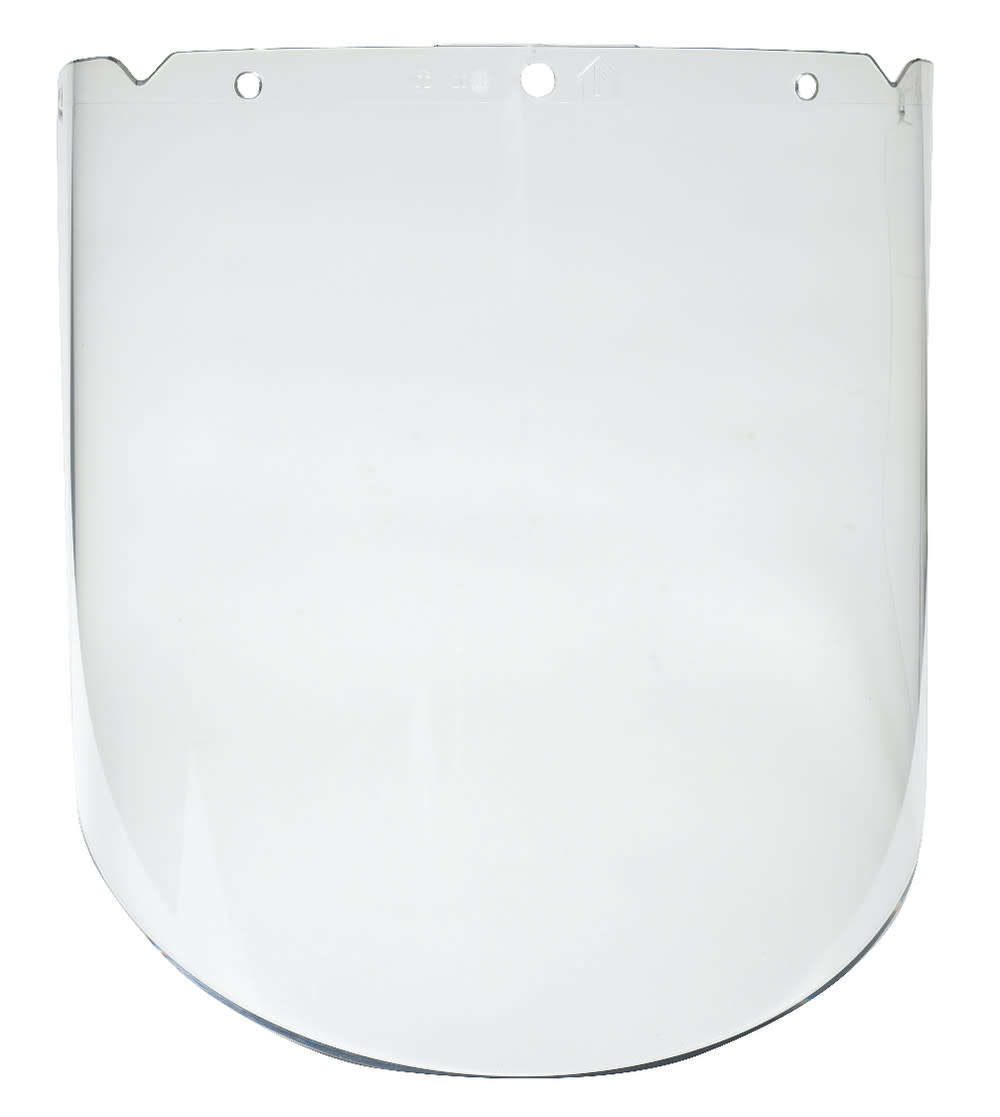 MSA Safety Works Visor PC Clear Molded 10.375″ x 17″x .098″ - Flockneti