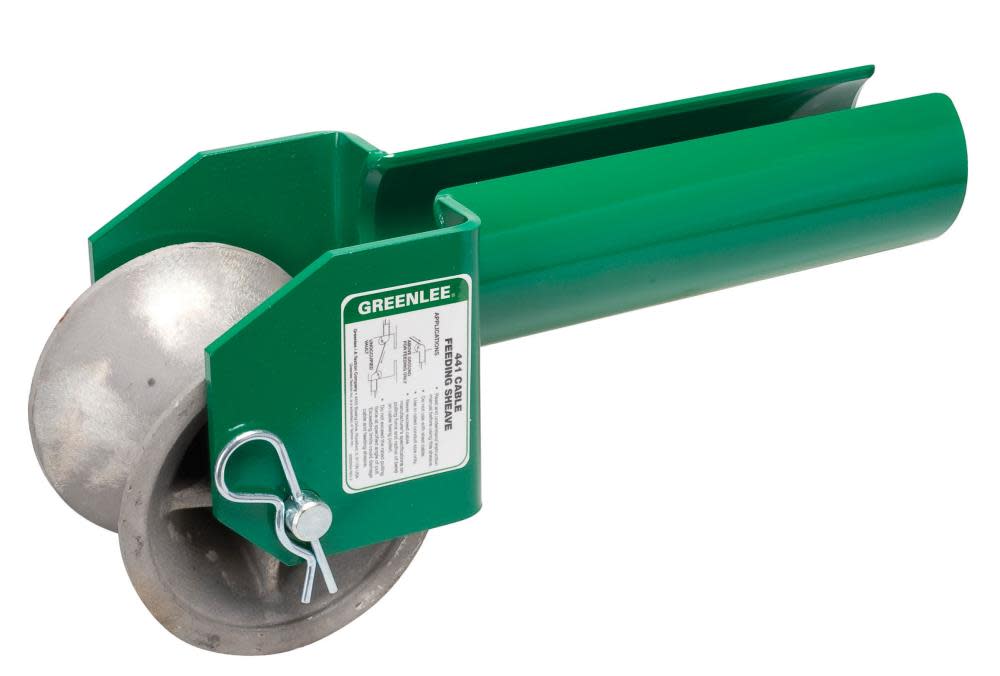 Greenlee Cable Feeding 4″ Sheave - Flockneti
