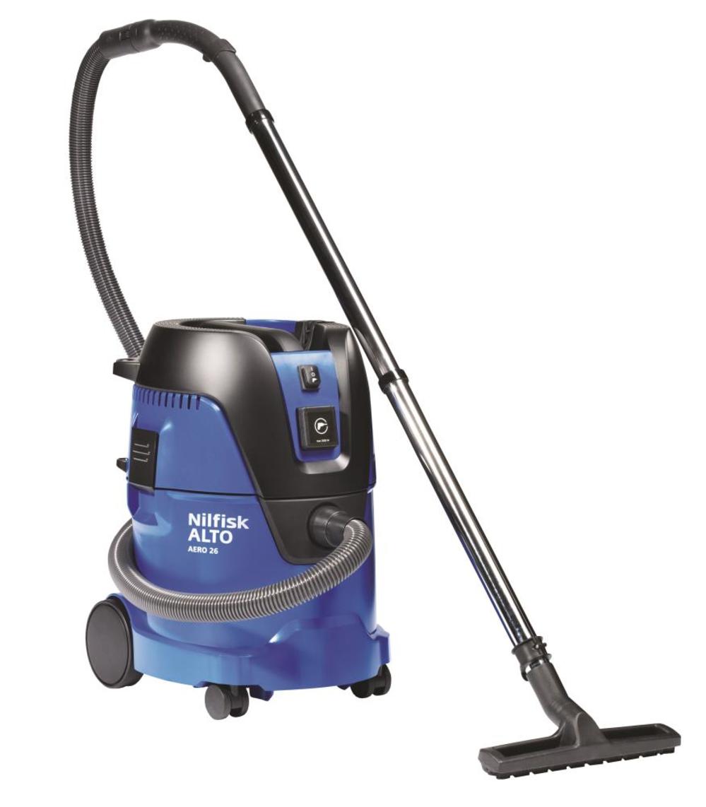 Nilfisk-Alto Aero 26 25 Liter Contractor-Grade Wet/Dry Vacuum with Tool Start - Flockneti