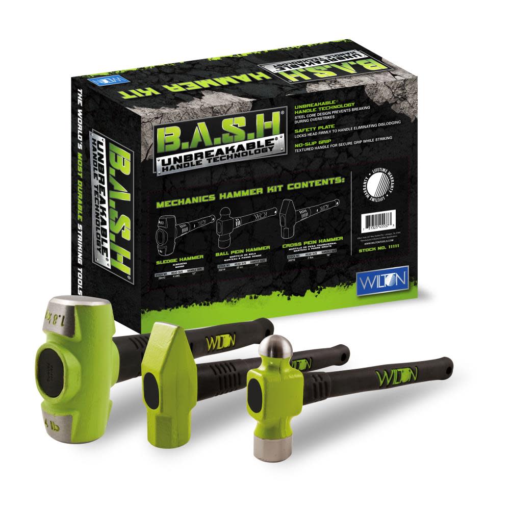 Wilton B.A.S.H Mechanics Hammer Kit - Flockneti