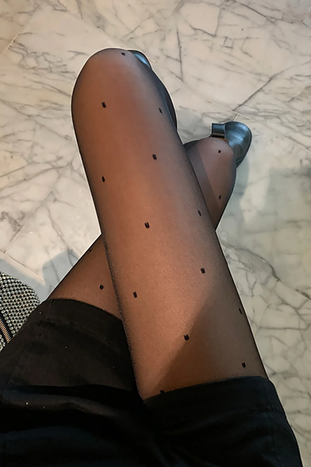 Thin Polka Dot Tights - Flockneti
