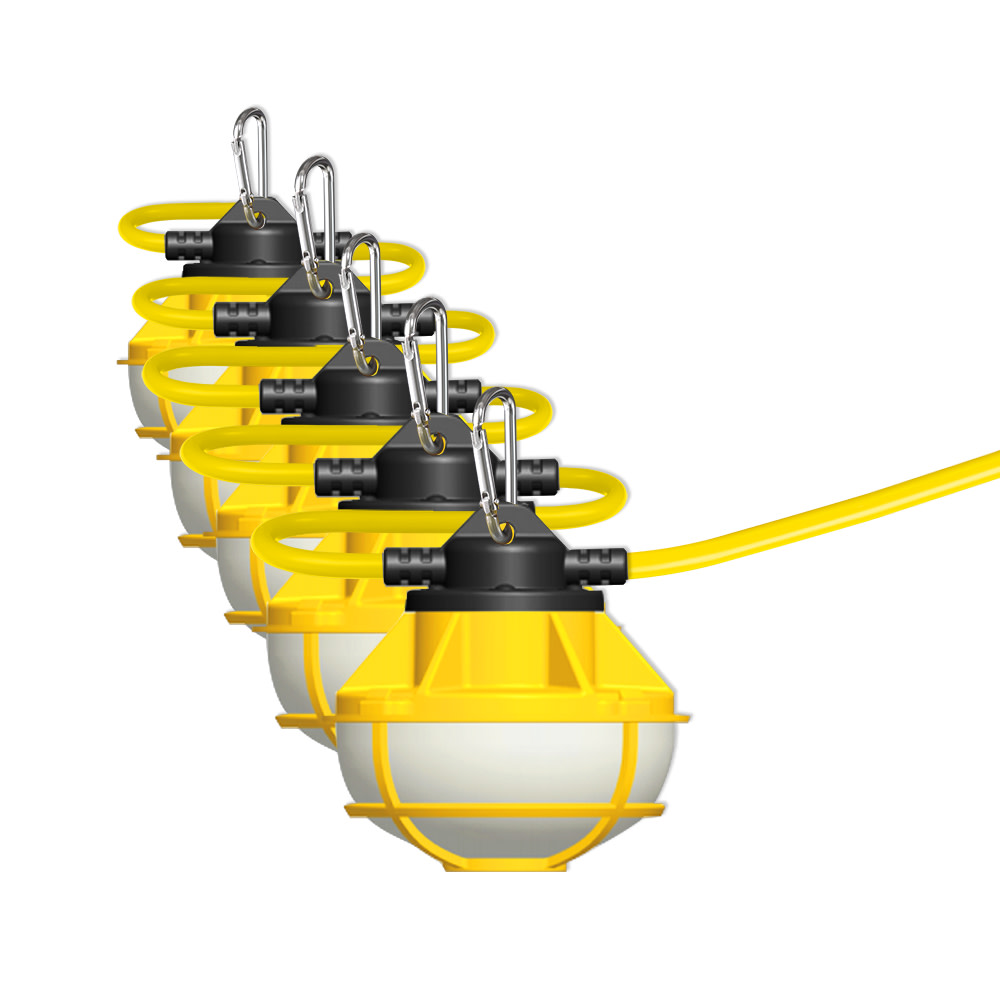 Feit Electric 65W 8000 Lumens 5-Lamp Plug-In String Worklight - Flockneti