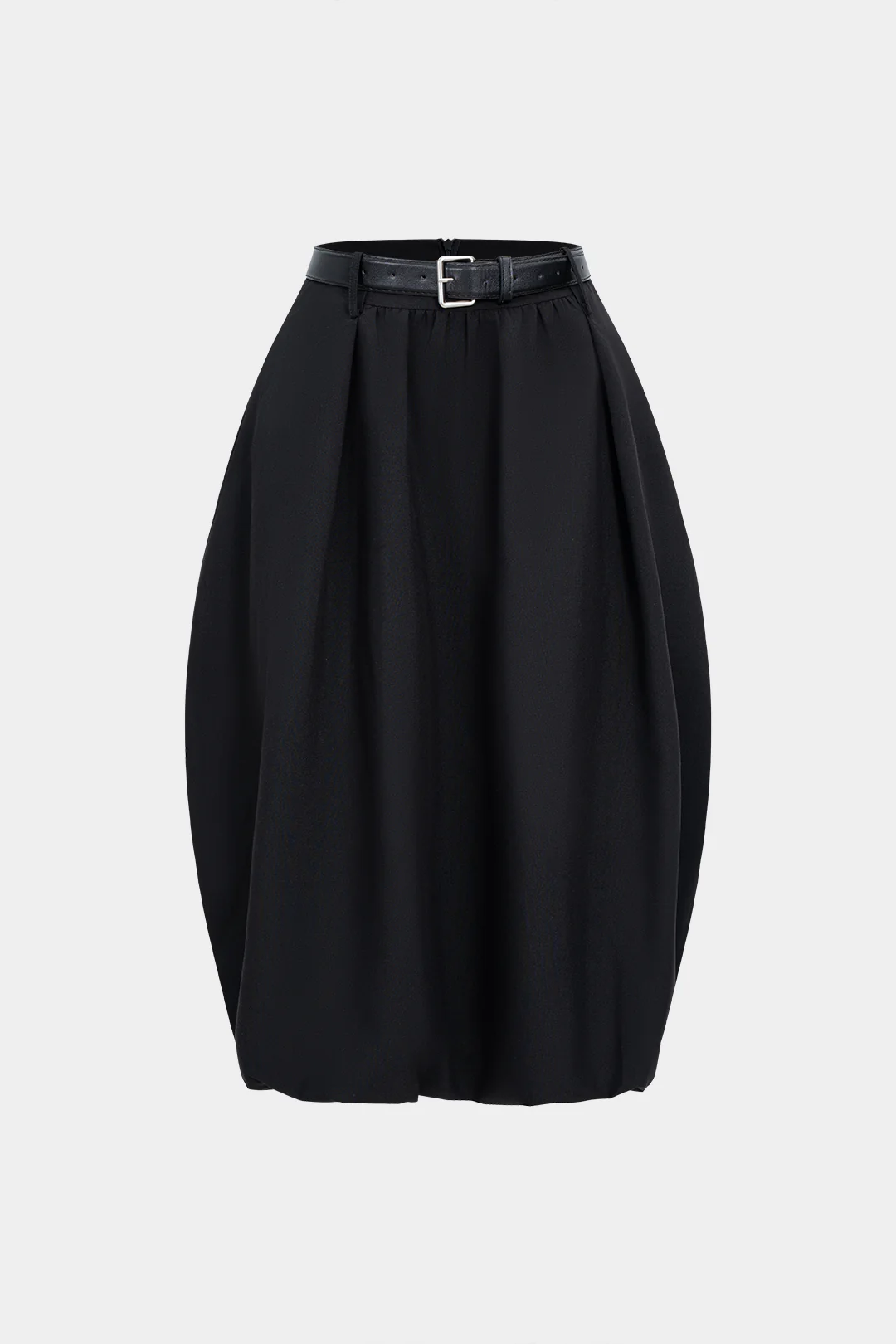 Belted Ruched Skirt - Flockneti