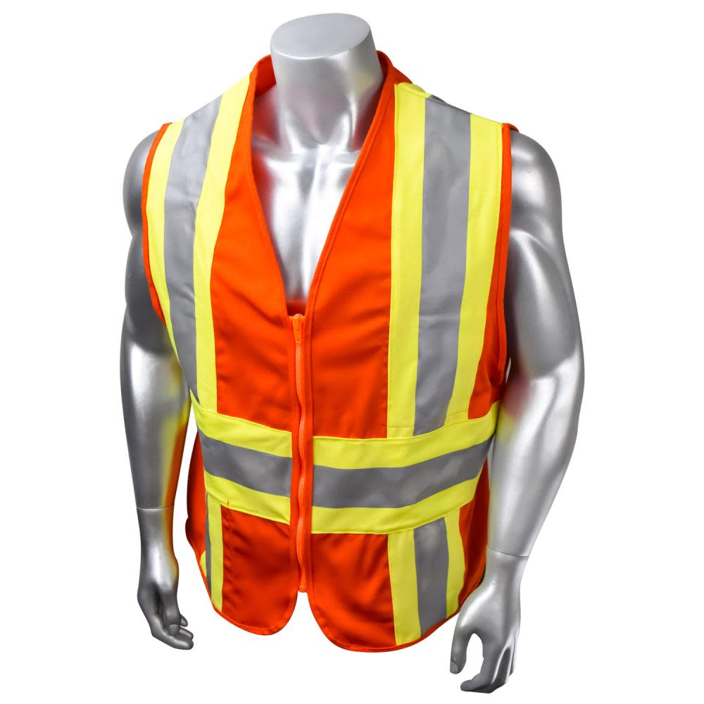 Radians Safety Vest Fire-Resistant Volcore Custom Type O Class 1 Vest Orange Medium - Flockneti