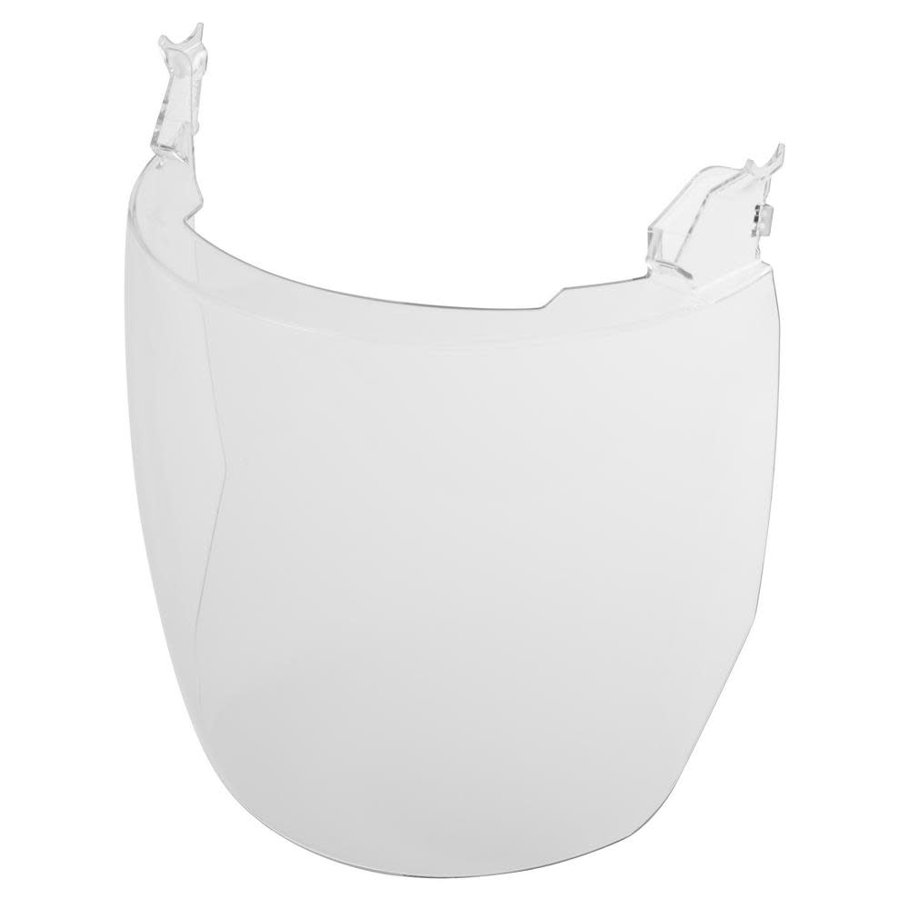 Milwaukee Clear Face Shield Replacement Lenses No Brim Helmet Only Mount 5pk - Flockneti
