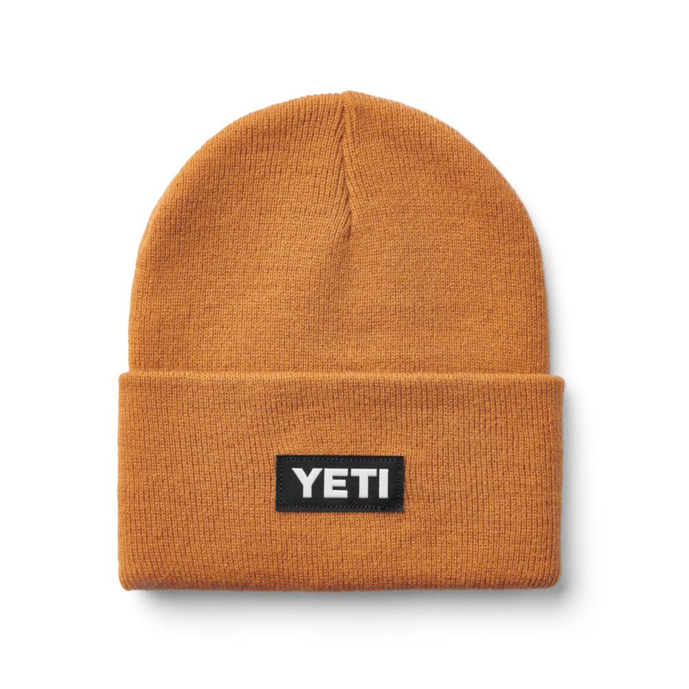 Yeti Logo Gold Acrylic Beanie - Flockneti