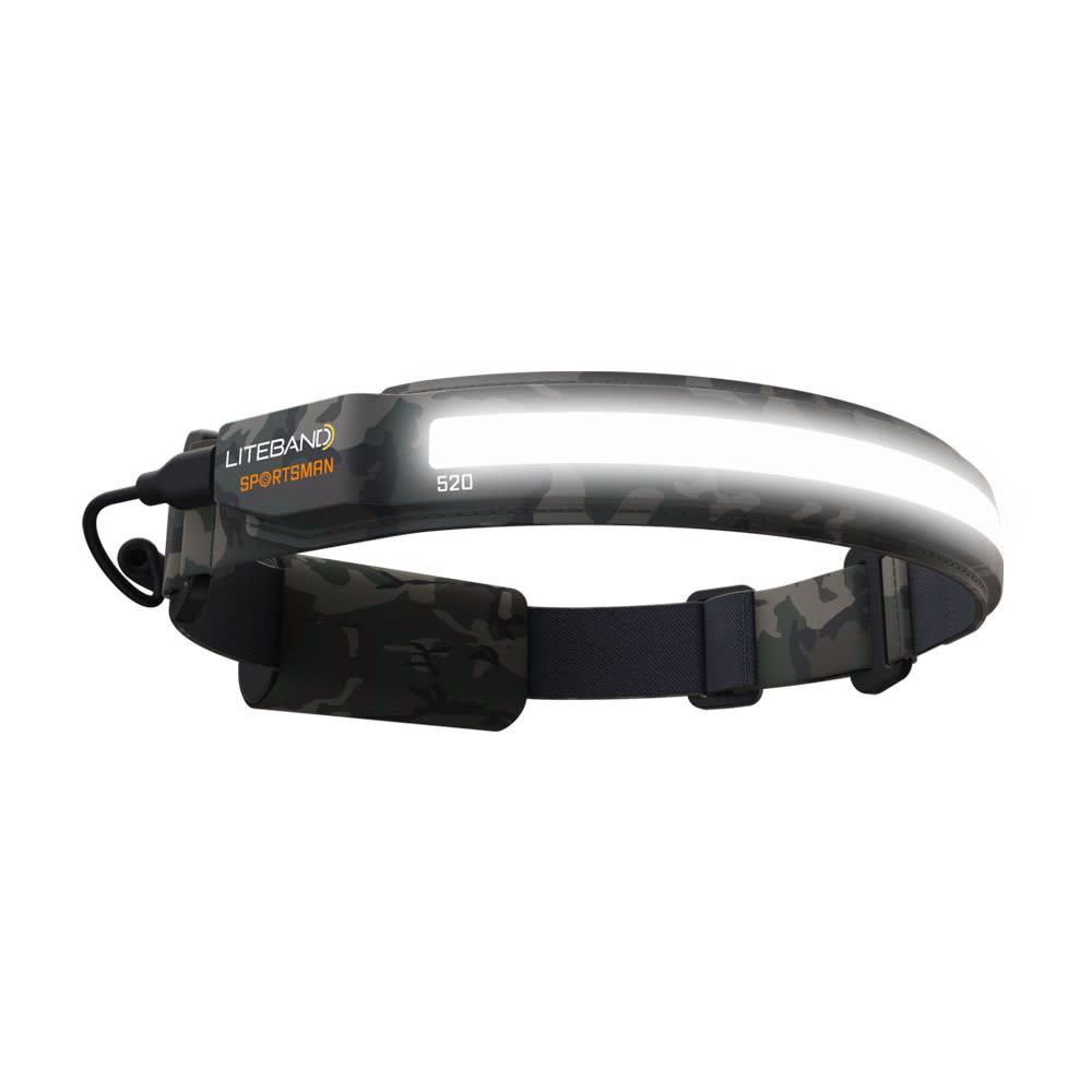 Liteband Sportsman 520 Wide-Beam Camo LED Rechargeable Headlamp - Flockneti