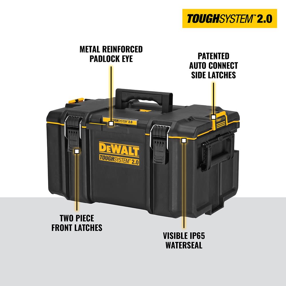 DEWALT TOUGHSYSTEM 2.0 Tool Box DS300 Large - Flockneti