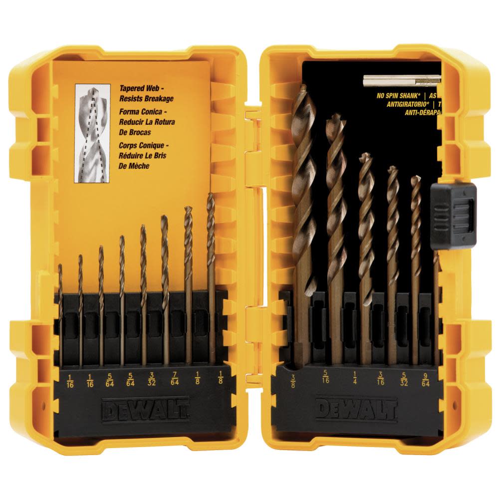 DEWALT 14 piece Pilot Point Drill Bit Set - Flockneti