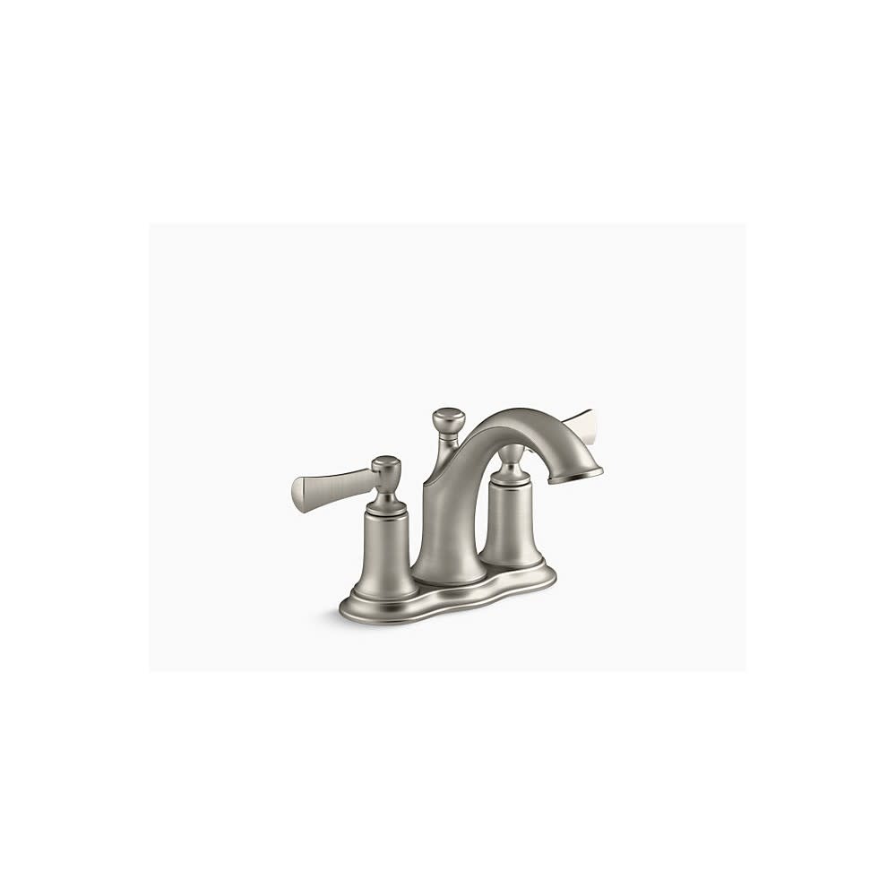Kohler Elliston Bathroom Sink Faucet Nickel 2 Handle Centerset - Flockneti