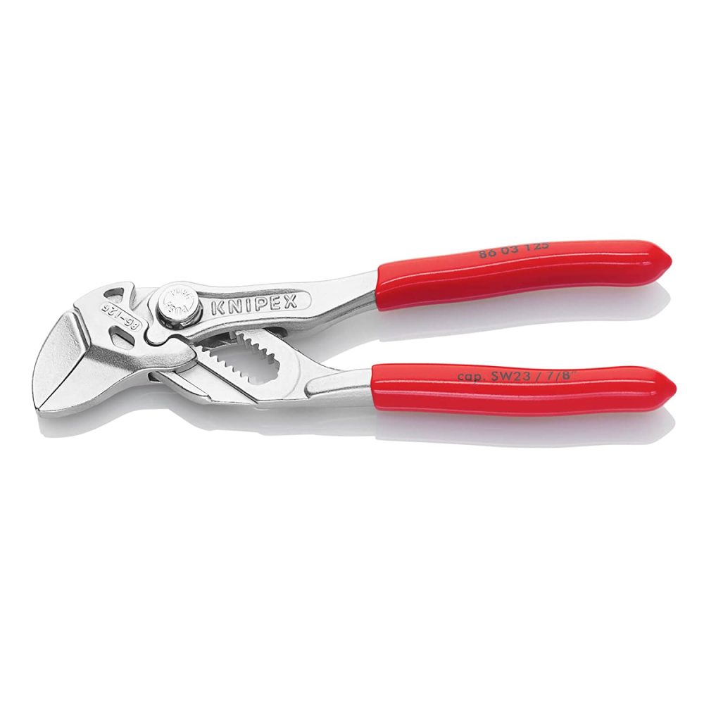 Knipex Pliers Wrench Chrome Plated Head 125mm - Flockneti