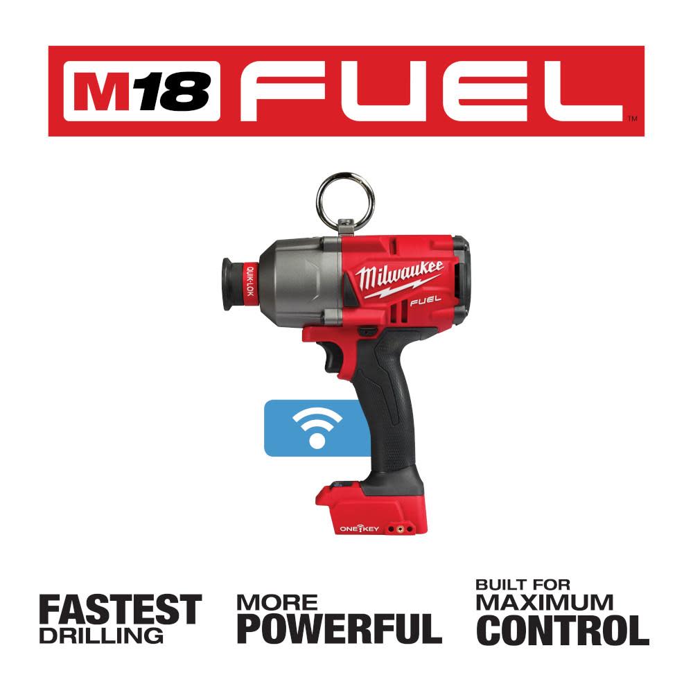 Milwaukee M18 FUEL 7/16″ Hex Utility High Torque Imapct Wrench with ONE-KEY Reconditioned - Flockneti