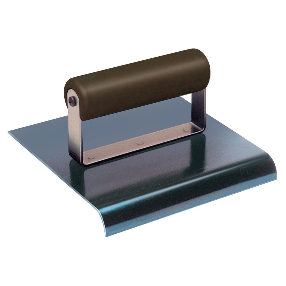 Kraft Tool Co 9 In. x 6 In. 3/8 In. R Blue Steel Edger with Plastic Handle - Flockneti