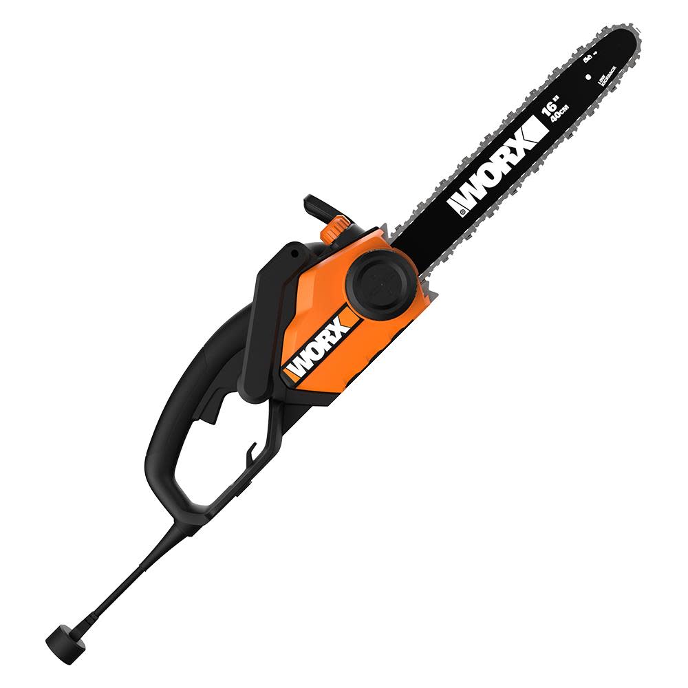 Worx 16 in. 15 amp Chainsaw Tool-free Tensioning and Chain Brake - Flockneti