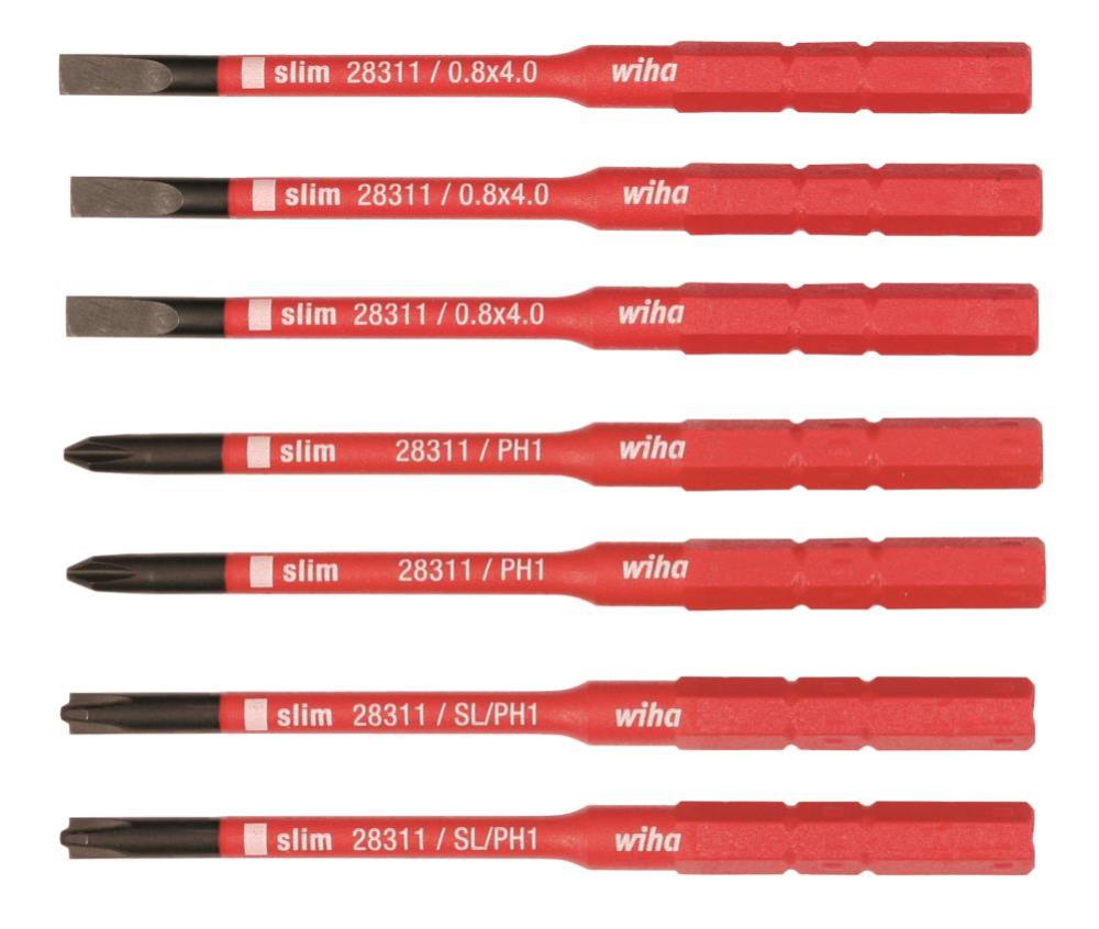 Wiha Insulated SlimLine Blade 7 Pc. Set - Flockneti