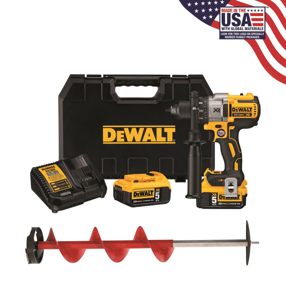 Eskimo 6″ Ice Auger with DEWALT 20v MAX Drill Kit - Flockneti