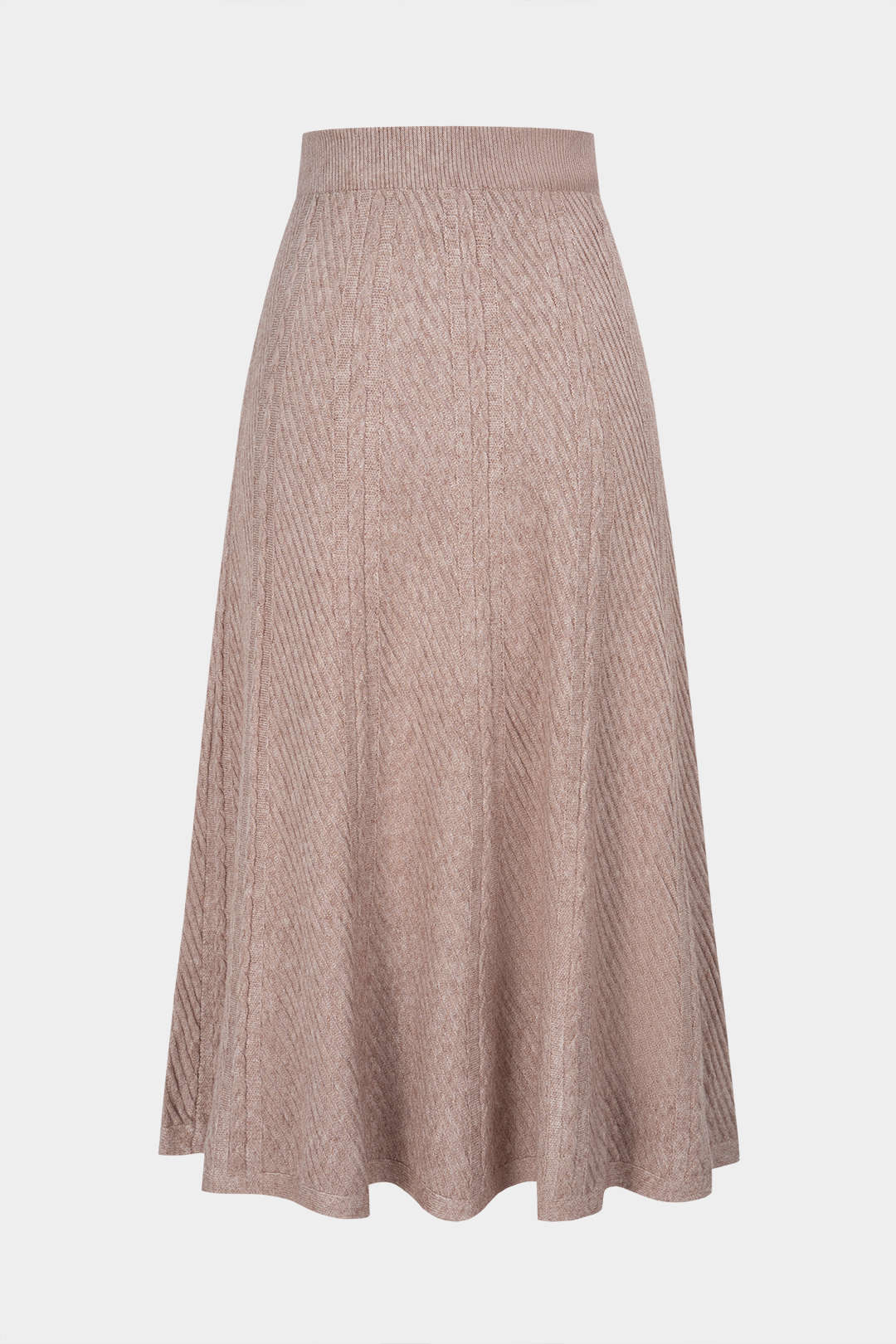Knit Wool High Waist Skirt - Flockneti