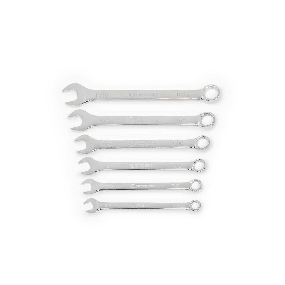 Crescent SAE Combination Wrench Set 12 Point 6pc - Flockneti