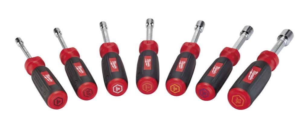 Milwaukee 7 pc. Hollow Shaft Metric Nut Driver Set - Flockneti