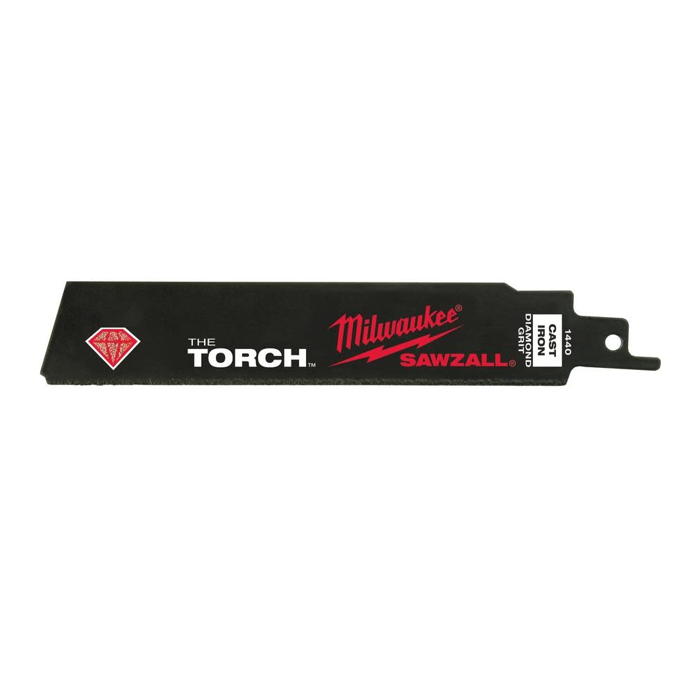 Milwaukee 6 in. Diamond Grit THE TORCH SAWZALL Blade - Flockneti