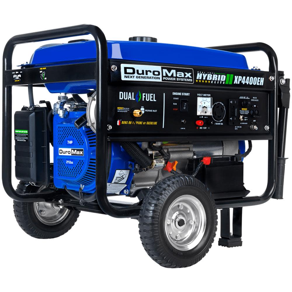 Duromax 4400-Watt Dual Fuel Hybrid Portable Generator - Flockneti