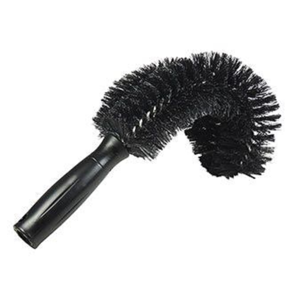 Unger StarDuster 11 Inch Curved Round and Bendable Pipe Brush - Flockneti