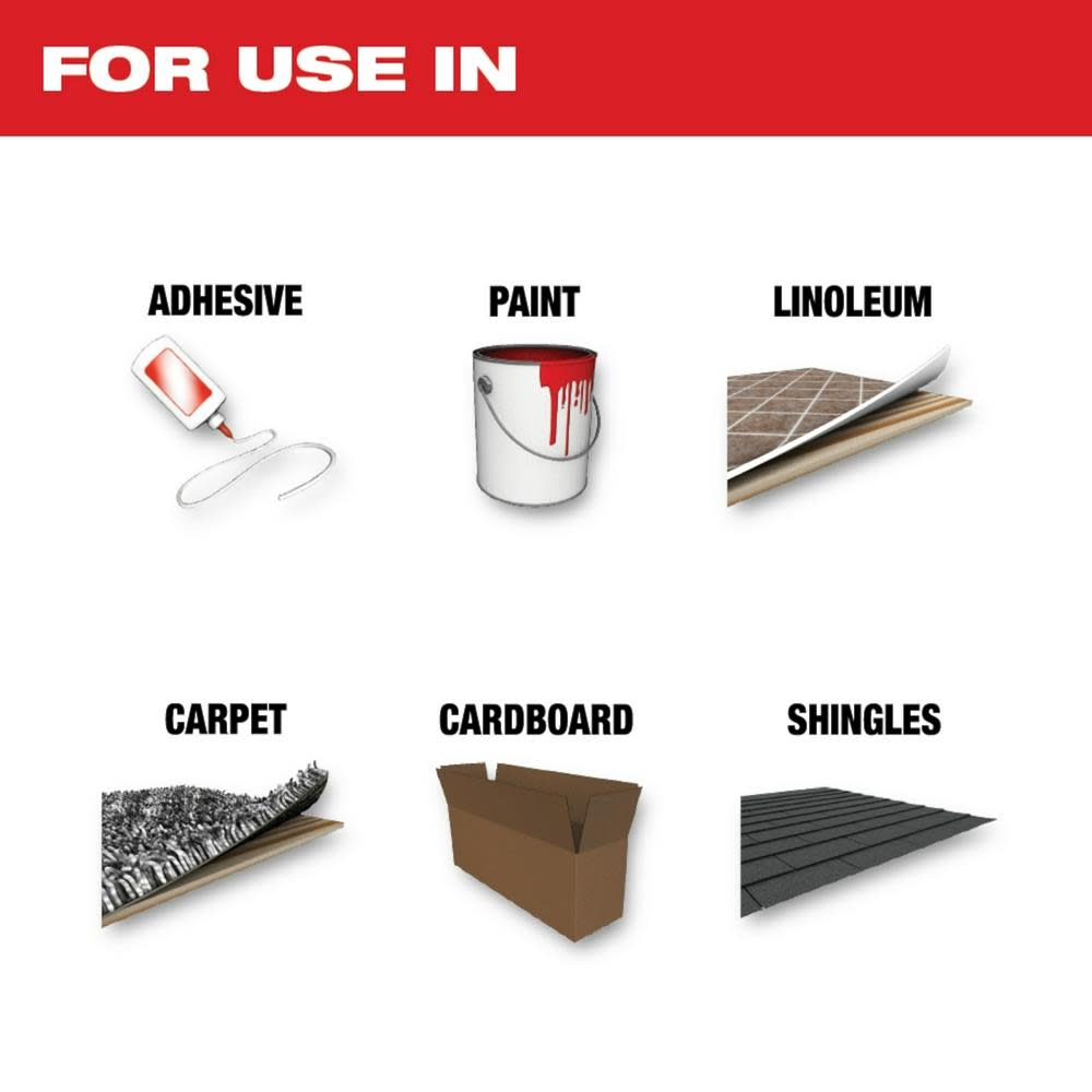 Milwaukee OPEN-LOK 3-IN-1 MULTI-CUTTER SCRAPER BLADE 1PK - Flockneti
