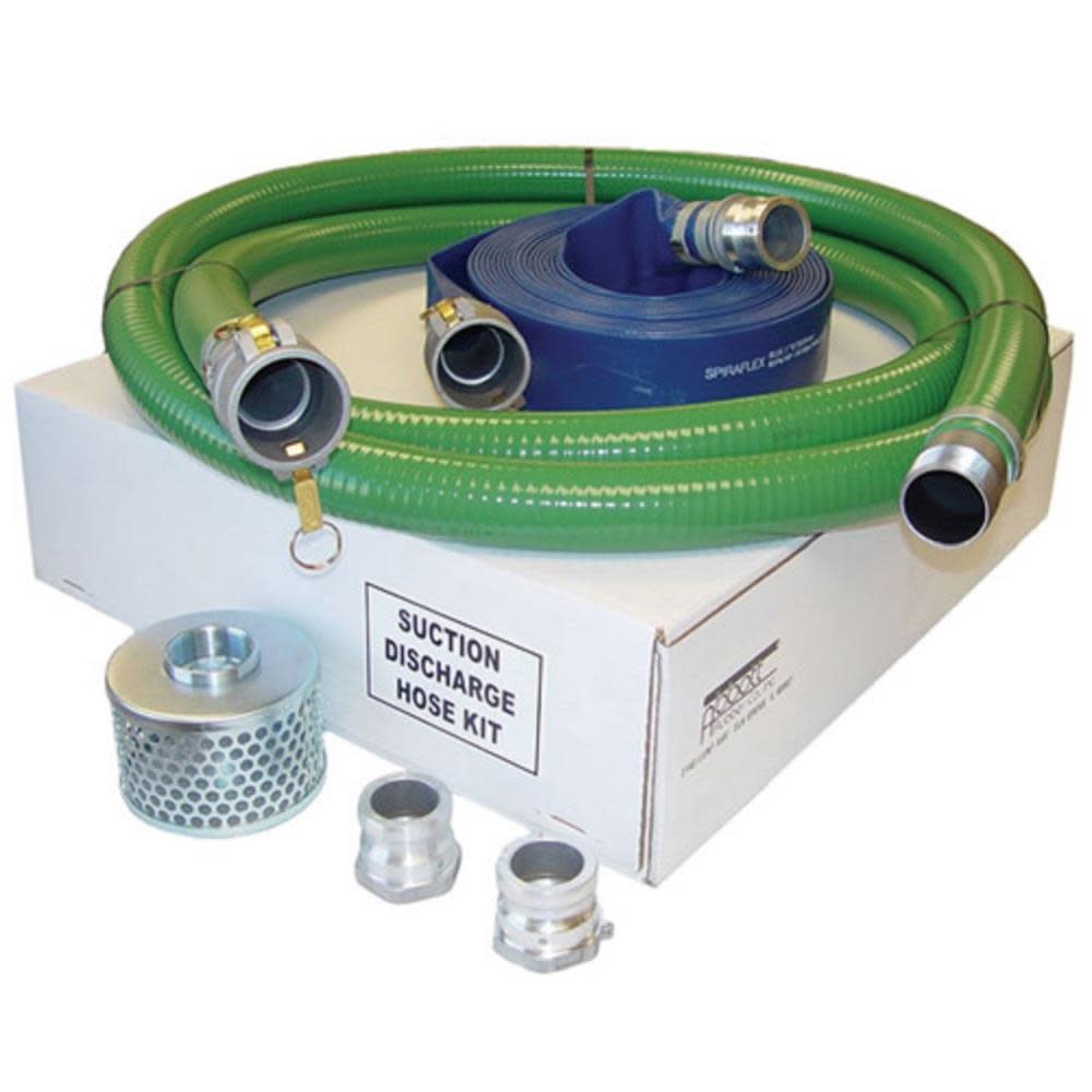 Honda 20 Ft 3″ Suction Hose Kit with Pin Lugs - Flockneti