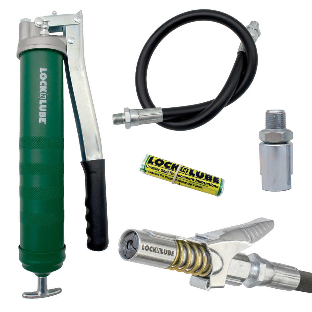 Lock N Lube Lock N Lube Lever Grip Grease Gun 10000 PSI Heavy Duty - Flockneti