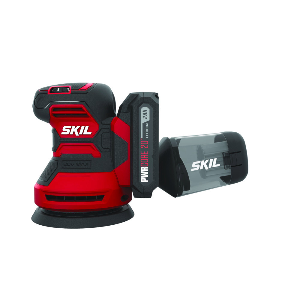 SKIL PWRCORE 20 5″ Random Orbital Sander Kit - Flockneti
