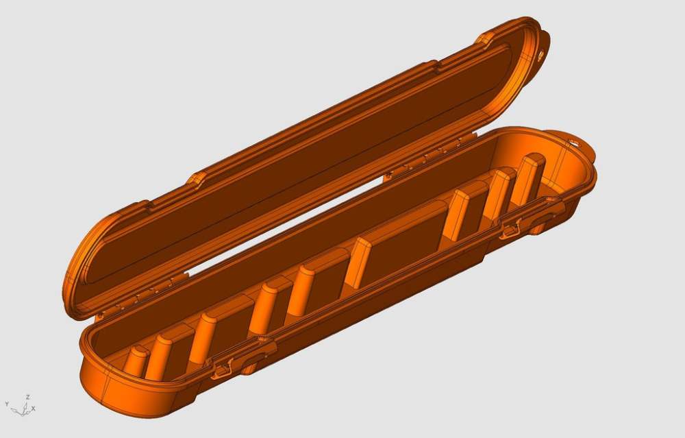 Chain Locker Chainsaw Chain Storage Case Orange - Flockneti
