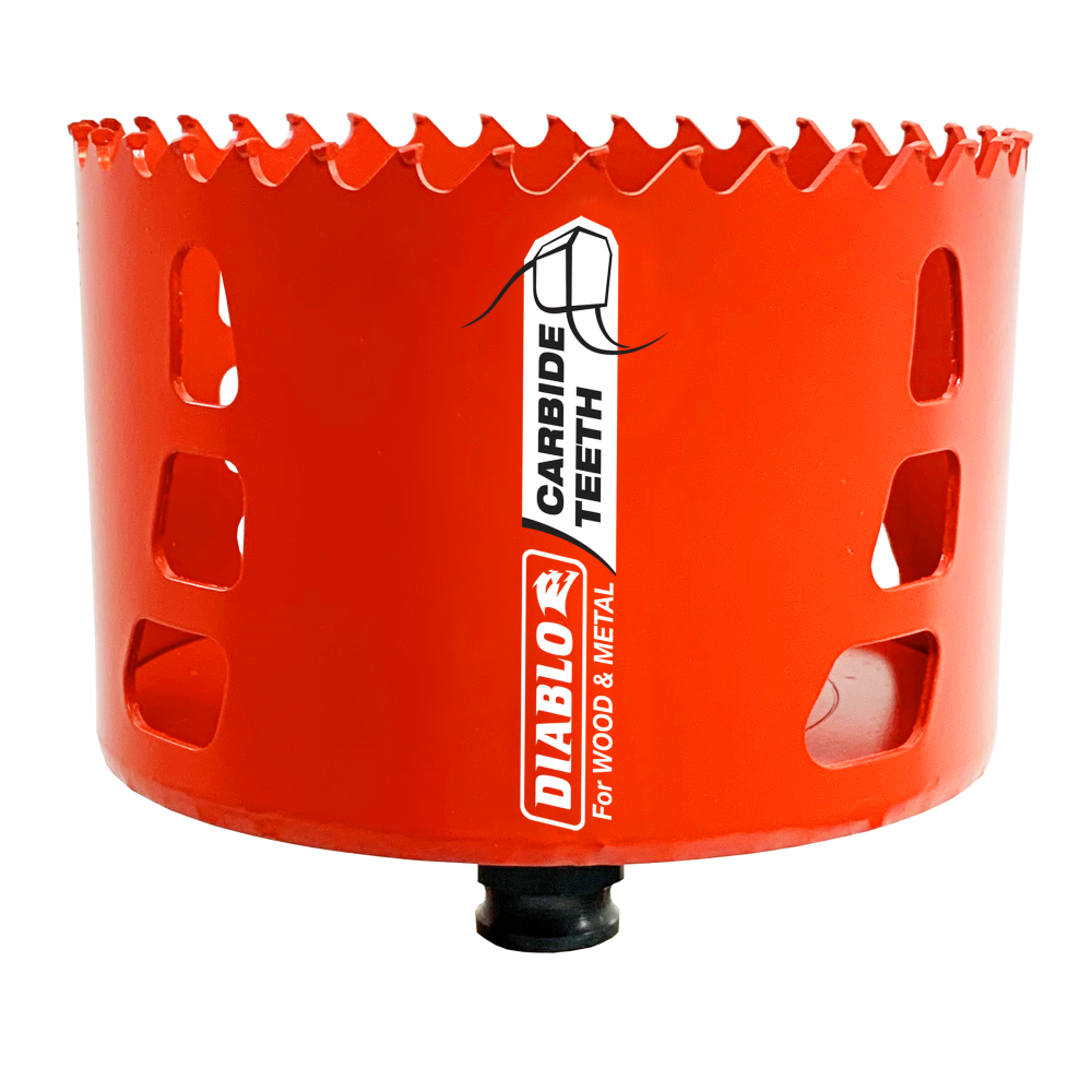 Diablo Tools 4″ (102mm) Carbide-Tip Wood & Metal Holesaw - Flockneti