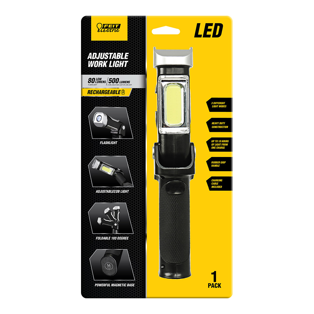 Feit Electric Rechargeable Handheld Swivel LED Worklight - Flockneti