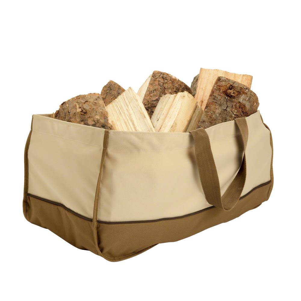 Classic Accessories 24.5-in L x 11.75-in W x 11.75-in H Polyester Firewood Cover - Flockneti