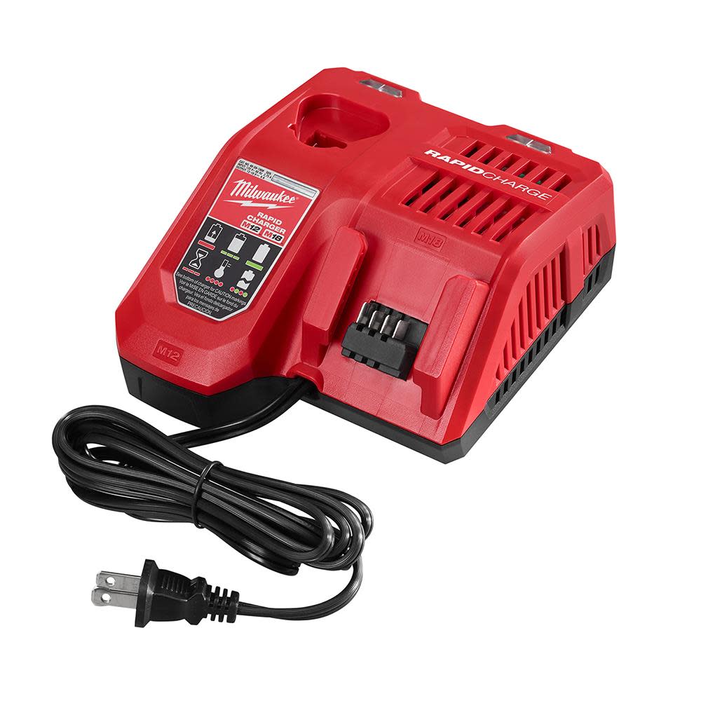 Milwaukee M18 & M12 Rapid Charger - Flockneti