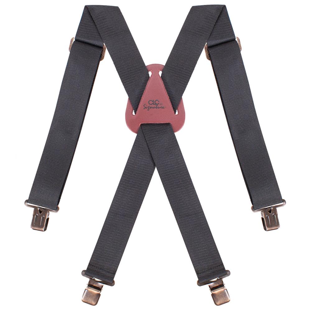 CLC Black Nylon Work Suspenders - Flockneti