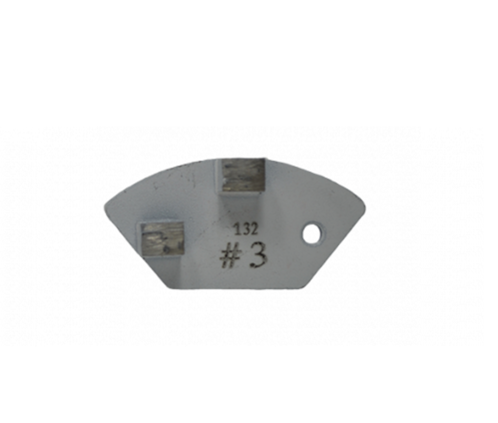 National Flooring Equipment Half Bar Diamond Insert – Metal Bond 12 Grit - Flockneti