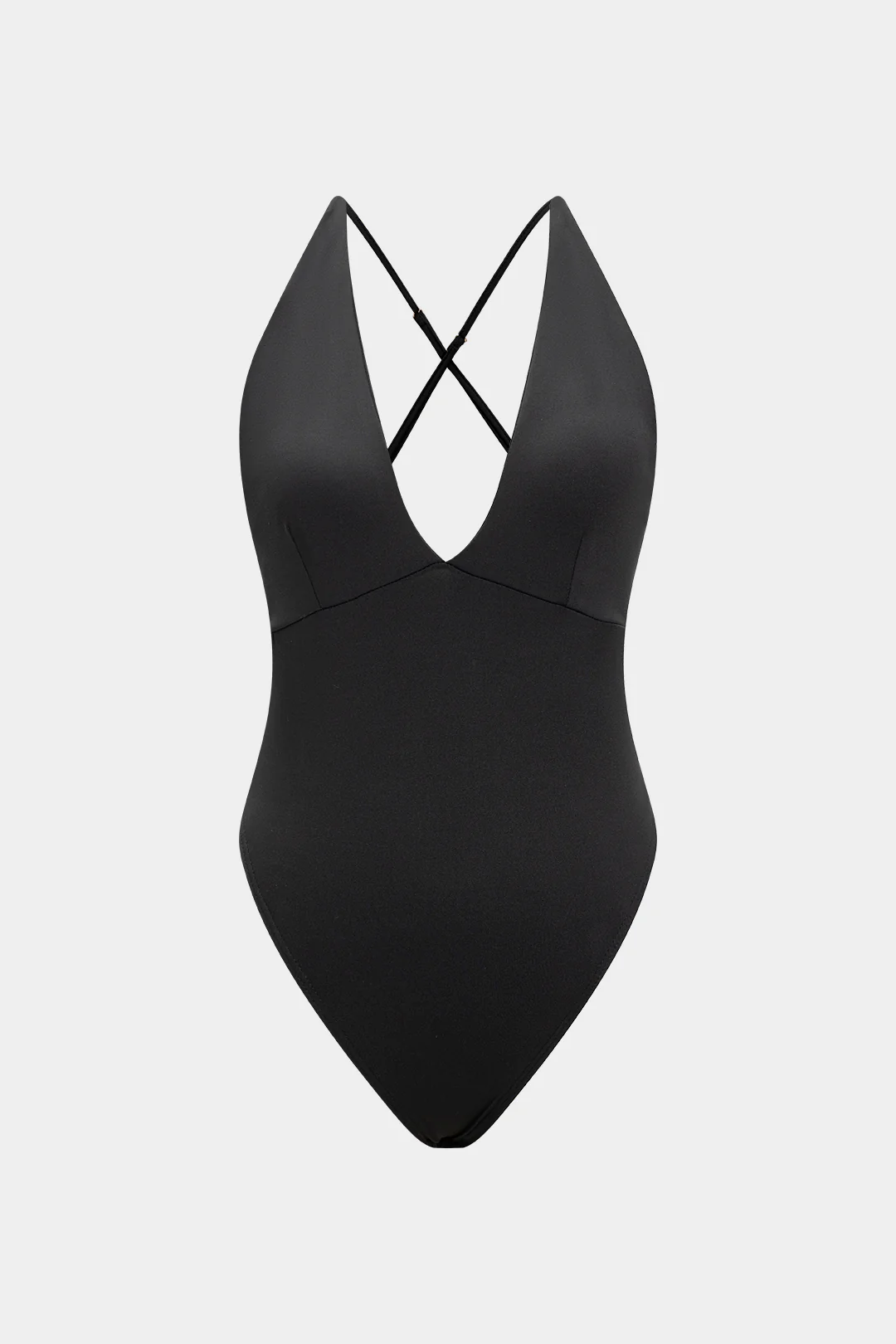 V-Neck Crossed Backless Sleeveless Bodysuit - Flockneti