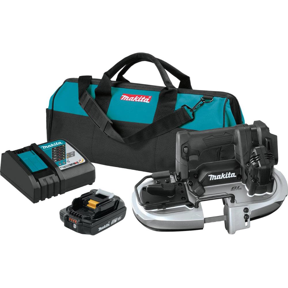 Makita 18V LXT Sub-Compact Li-Ion Cordless Bandsaw Kit Brushless - Flockneti